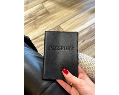 Шкіряна обкладинка для паспорта з написом 1940