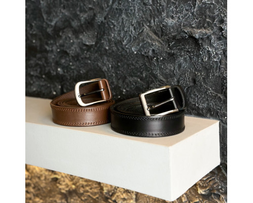 Чоловічий шкіряний ремінь