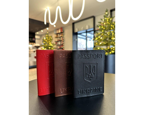 Стильні шкіряні обкладинки для паспорту