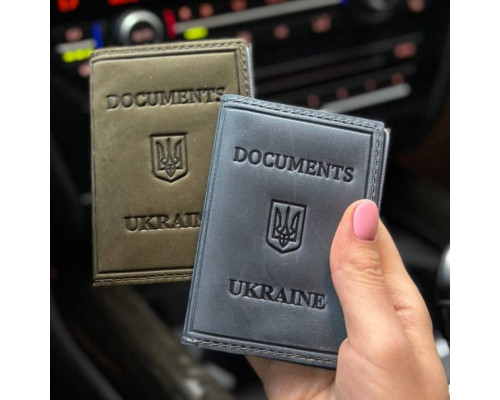 Шкіряна обкладинка для ID-паспорта та водійських прав 2186-1B