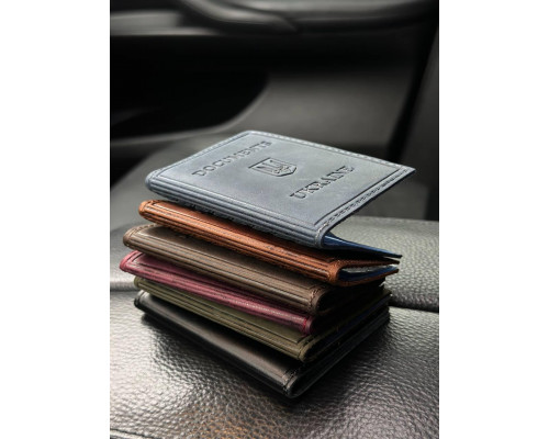 Шкіряна обкладинка для ID-паспорта та водійських прав 2186-1B