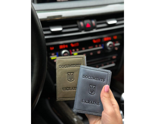 Шкіряна обкладинка для ID-паспорта та водійських прав 2186-1B