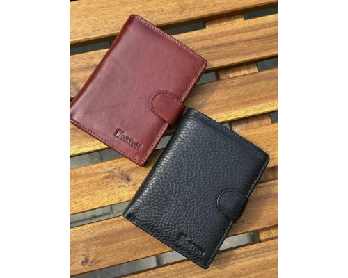 Чоловічий шкіряний гаманець люкс, чоловіче портмоне натуральна шкіра HORTON 301B
