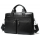 Чоловіча сумка для офіса 39x28×8, портфель папка для ноутбука та паперів SK N76955 чорний