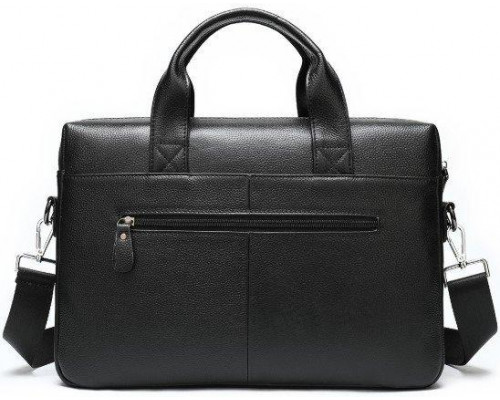 Чоловіча сумка для офіса 39x28×8, портфель папка для ноутбука та паперів SK N76955 чорний