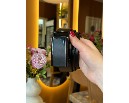 Чоловічий шкіряний ремінь із пряжкою автомат 8490