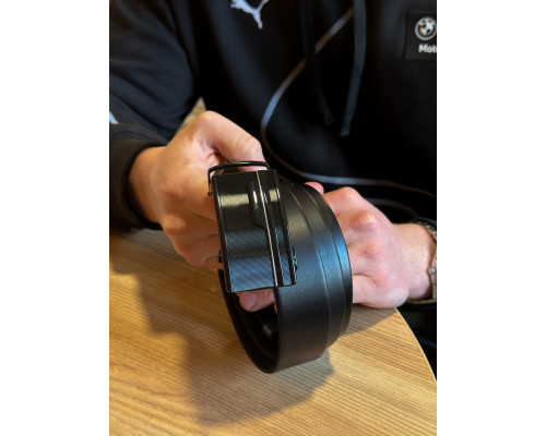 Чоловічий шкіряний ремінь із пряжкою автомат 4978