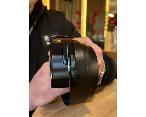 Чоловічий шкіряний ремінь із пряжкою автомат 4978