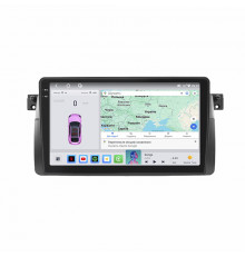 Штатная магнитола Lesko для BMW 3 серии IV (E46) 1998-2003 экран 9" 4/64 QLED CarPlay 4G Wi-Fi GPS 360 Prime