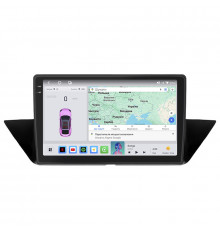 Штатная магнитола Lesko для BMW X1 I (E84) 2009-2012 экран 10" 4/64 QLED CarPlay 4G Wi-Fi GPS 360 Prime