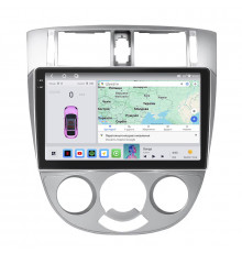 Штатная магнитола Lesko для Buick Excelle I Manual AC 2004-2007 экран 10" 4/64 QLED CarPlay 4G Wi-Fi GPS 360 Prime