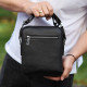 Чоловіча шкіряна сумка-барсетка 19х24х7.5, сумочка планшет через плече Bexhill BX-36256 чорна