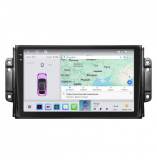 Штатная магнитола Lesko для Chery Tiggo 2 I 2016-2020 экран 9" 4/64 QLED CarPlay 4G Wi-Fi GPS 360 Prime