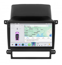 Штатная магнитола Lesko для Chevrolet Captiva I 2006-2011 экран 9" 4/64 QLED CarPlay 4G Wi-Fi GPS 360 Prime