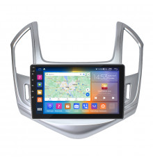 Штатная магнитола Lesko для Chevrolet Cruze I Рестайлинг 2012-2016 экран 9" 4/64Gb CarPlay 4G Wi-Fi GPS Prime