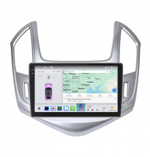 Штатная магнитола Lesko для Chevrolet Cruze I Рестайлинг 2012-2016 экран 9" 4/64 QLED CarPlay 4G Wi-Fi GPS 360 Prime