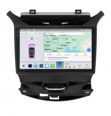 Штатная магнитола Lesko для Chevrolet Cruze II 2015-н.в. экран 9" 4/64 QLED CarPlay 4G Wi-Fi GPS 360 Prime