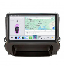 Штатная магнитола Lesko для Chevrolet Malibu VIII 2011-2014 экран 9" 4/64 QLED CarPlay 4G Wi-Fi GPS 360 Prime