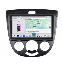 Штатная магнитола Lesko для Chevrolet Nubira  2003-2010 экран 9" 4/64 QLED CarPlay 4G Wi-Fi GPS 360 Prime