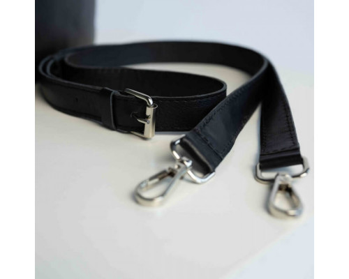 Жіноча сумка Джорджія гладка чорна