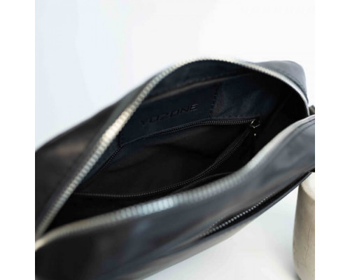 Жіноча сумка Джорджія гладка чорна