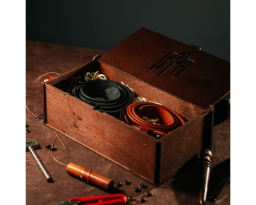 Подарунковий набір із двох чоловічих ременів Florida