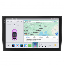 Штатная магнитола Lesko для Chrysler Aspen  2006-2008 экран 9" 4/64 QLED CarPlay 4G Wi-Fi GPS 360 Prime