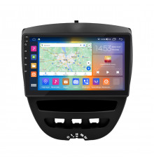 Штатная магнитола Lesko для Citroen C1 I 2005-2008 экран 10" 4/64Gb CarPlay 4G Wi-Fi GPS Prime