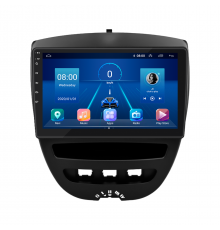 Штатная магнитола Lesko для Citroen C1 I Рестайлинг 2 2012-2014 экран 10" 2/32Gb 4G Wi-Fi GPS Top