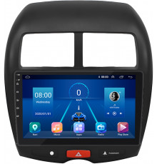 Штатная магнитола Lesko для Citroen C4 Aircross  2012-2017 экран 10" 6/128Gb 4G Wi-Fi GPS Top