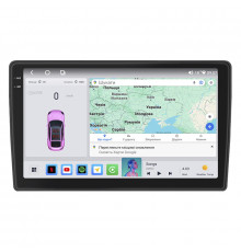 Штатная магнитола Lesko для Citroen Jumpy II Рестайлинг 2012-2016 экран 9" 4/64 QLED CarPlay 4G Wi-Fi GPS 360 Prime