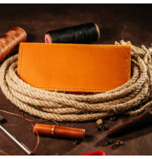 Чоловічий клатч Лонгер рудий