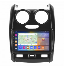 Штатная магнитола Lesko для Dacia Duster II 2017-2021 экран 9" 2/32Gb CarPlay 4G Wi-Fi GPS Prime