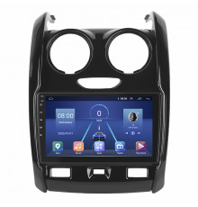 Штатная магнитола Lesko для Dacia Duster II 2017-2021 экран 9" 4/64Gb 4G Wi-Fi GPS Top