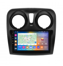 Штатная магнитола Lesko для Dacia Sandero II 2012-2016 экран 9" 2/32Gb CarPlay 4G Wi-Fi GPS Prime