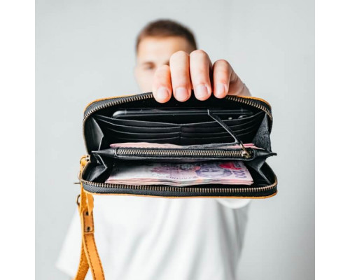 Чоловічий клатч Арізона рудий