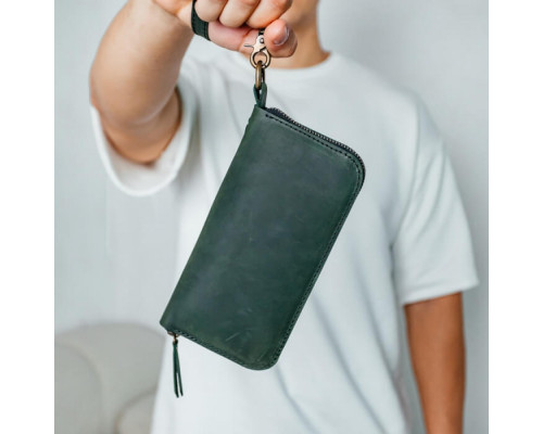 Чоловічий клатч Арізона зелений
