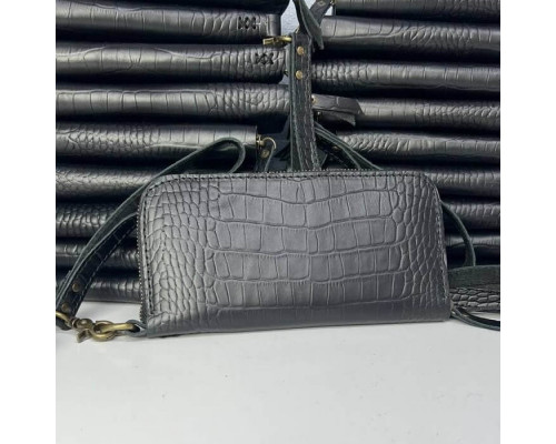 Чоловічий клатч Крокодил