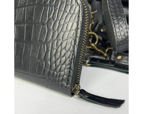 Чоловічий клатч Крокодил