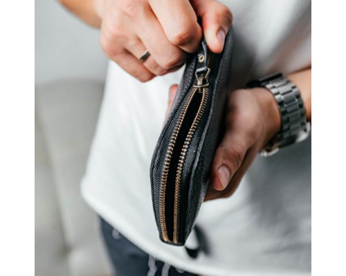 Чоловічий клатч зернистий