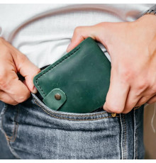 Чоловічий гаманець Біфолд зелений