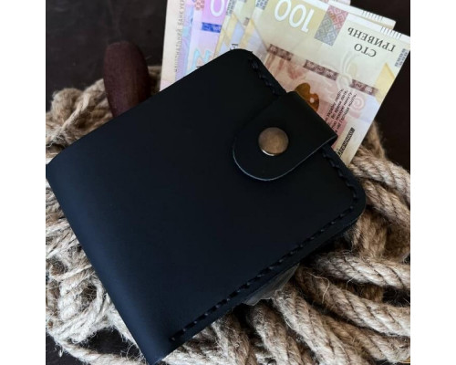 Чоловічий гаманець Біфолд Сіетл чорний