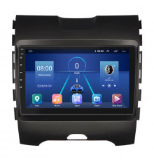 Штатная магнитола Lesko для Ford Edge II 2015-2018 экран 9" 2/32Gb 4G Wi-Fi GPS Top