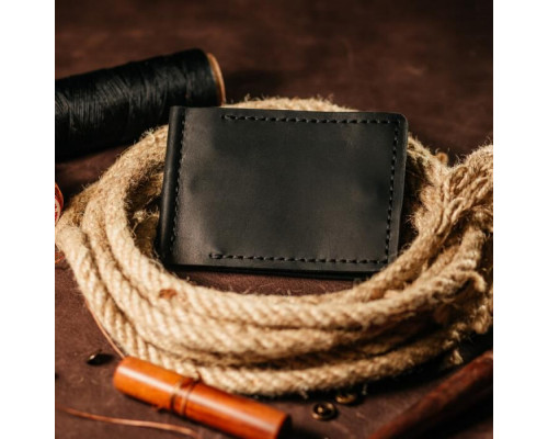 Затискач для грошей чорний