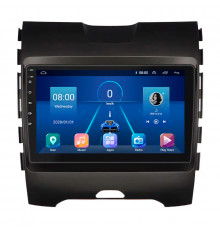 Штатная магнитола Lesko для Ford Edge II Рестайлинг 2018-н.в. экран 9" 6/128Gb 4G Wi-Fi GPS Top