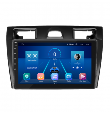 Штатная магнитола Lesko для Ford Fiesta Mk5 2002-2008 экран 9" 6/128Gb 4G Wi-Fi GPS Top