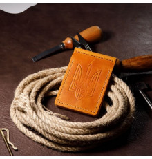 Затискач для грошей рудий Тризуб