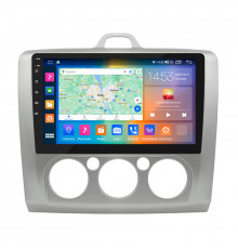 Штатная магнитола Lesko для Ford Focus II Рестайлинг 2007-2011 экран 9" 2/32Gb CarPlay 4G Wi-Fi GPS Prime