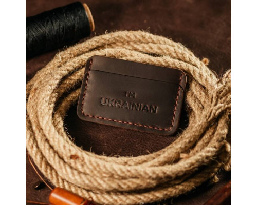 Картхолдер коричневий I'm Ukrainian