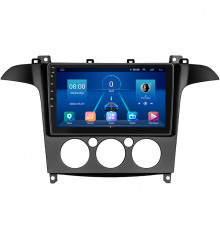 Штатная магнитола Lesko для Ford S-MAX I 2006-2010 экран 9" 6/128Gb 4G Wi-Fi GPS Top